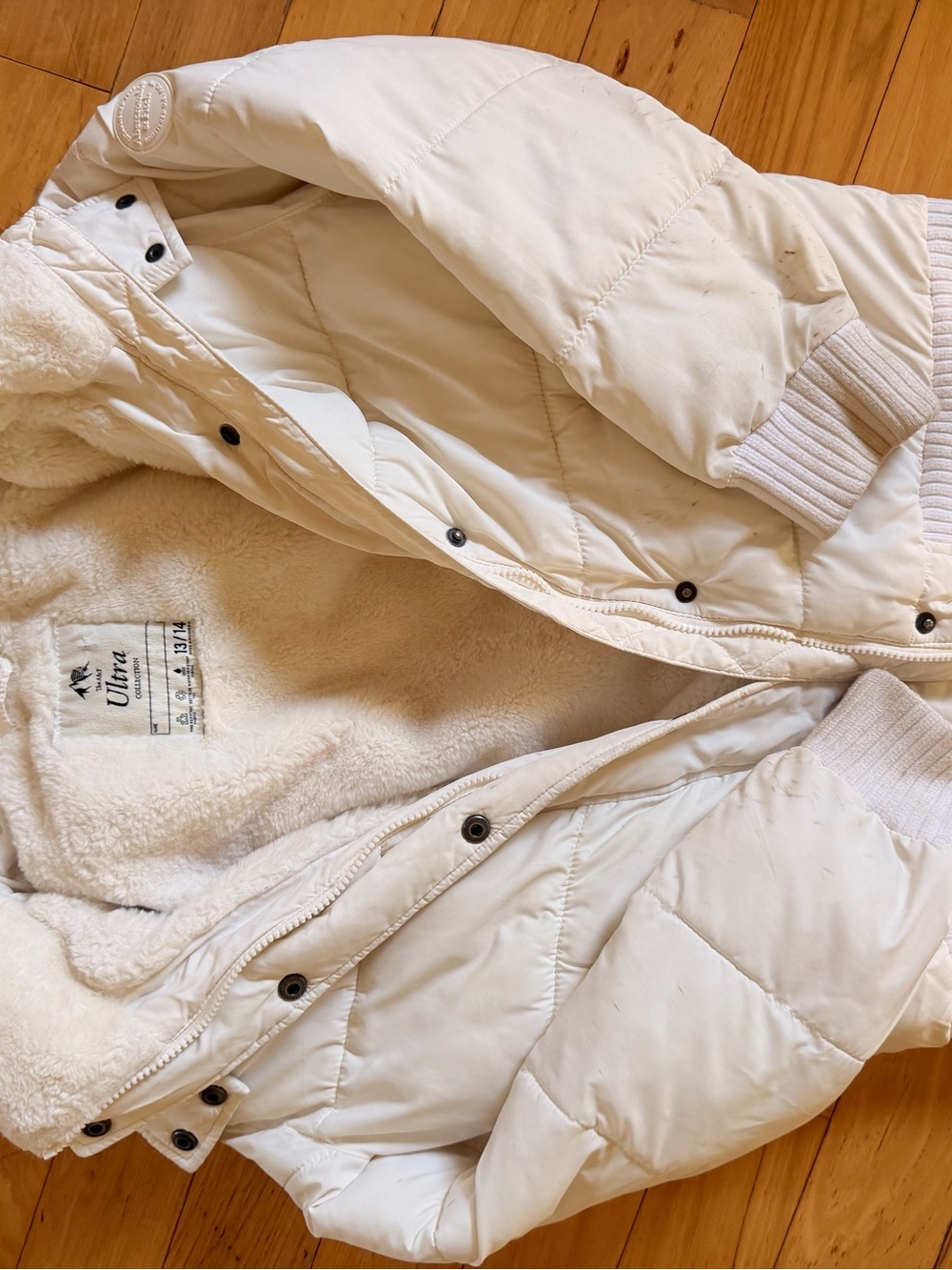 Girls Abercrombie winter puffer.